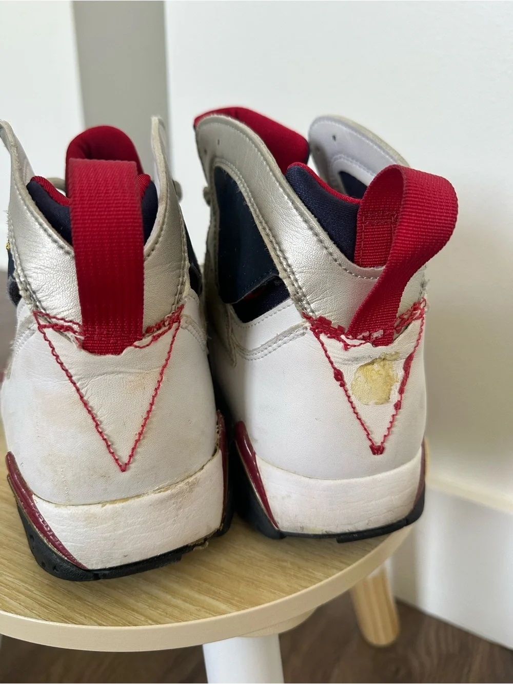 Jordan men’s Air Jordan 7 Retro Olympic